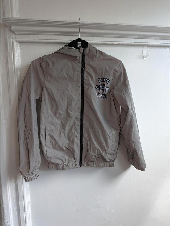 Members Only Other - Members Only Jacket Boys 10/12 Gray Marvin The Martian Looney Tunes Windbreaker